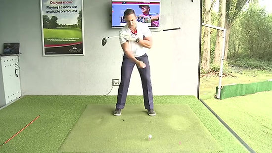 How to hit a straight drive